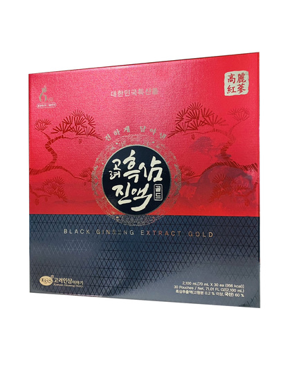 Hình Ảnh Nước Hắc Sâm KGS Black Ginseng Extract Gold Hàn Quốc (70ml x 30 gói) - sieuthilamdep.com