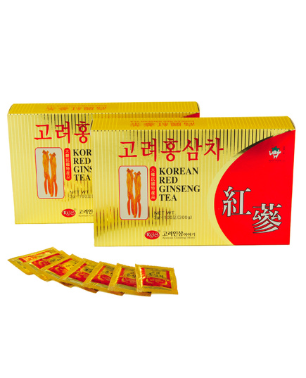 Hình Ảnh Trà Hồng Sâm KGS Korean Red Ginseng Tea (3g x 100 gói), Tùy Chọn: 300gr (3g x 100 gói) - sieuthilamdep.com