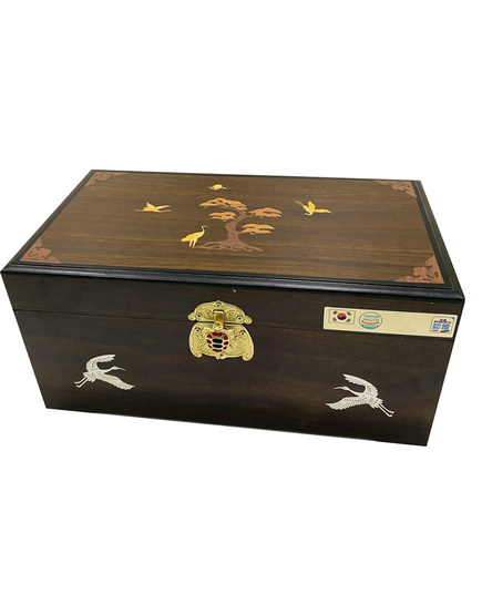 Hình Ảnh Cao Hắc Sâm Đông Trùng Hạ Thảo Hũ Đôi Ire Red Ginseng Corporation Hộp Gỗ Hàn Quốc, 2 hình ảnh - sieuthilamdep.com