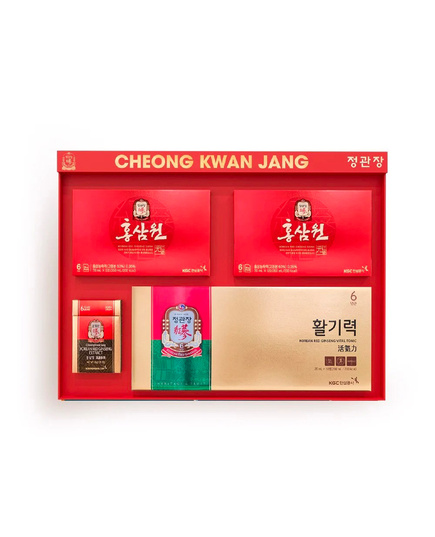 Hình Ảnh Hộp Quà Tết Hồng Sâm Cao Cấp KGC - Phúc Thọ Trường Cửu, 2 hình ảnh - sieuthilamdep.com