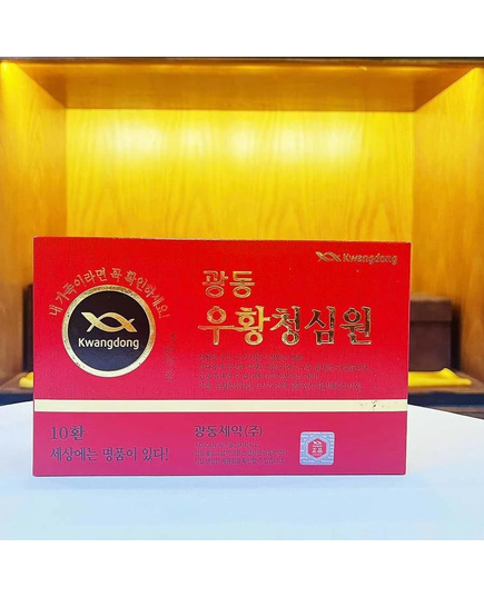 Hình Ảnh An Cung Ngưu Hoàng Hoàn Kwangdong Nội Địa Hàn Quốc Hộp Đỏ Hình Tổ Kén Mẫu Mới, 3 hình ảnh - sieuthilamdep.com