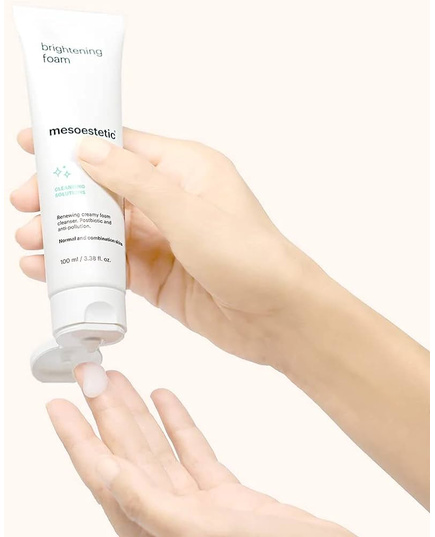 Hình Ảnh Mesoestetic Cleansing Solutions Brightening Foam - Kem Rửa Mặt Dưỡng Trắng Da, 2 hình ảnh - sieuthilamdep.com Hình Ảnh Mesoestetic Cleansing Solutions Brightening Foam - Kem Rửa Mặt Dưỡng Trắng Da, 2 hình ảnh - sieuthilamdep.com