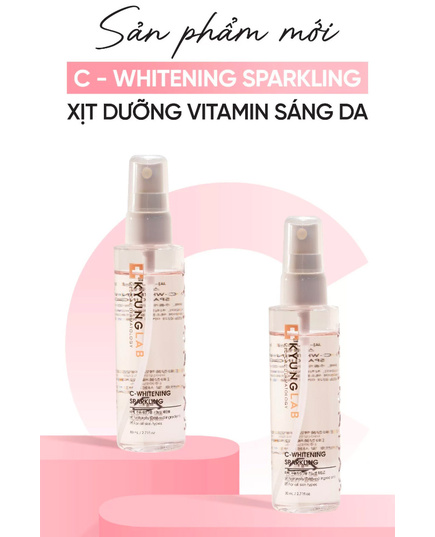 Hình Ảnh Kyung Lab C-Whitening Sparkling - Xịt Cấp Ẩm Dưỡng Trắng Da, 2 hình ảnh - sieuthilamdep.com