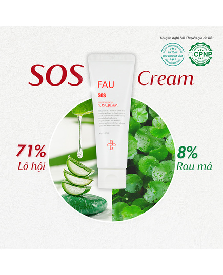 Hình Ảnh FAU Skin Solution SOS Cream - Kem Cấp Ẩm, Làm Dịu, Phục Hồi Da, 2 hình ảnh - sieuthilamdep.com Hình Ảnh FAU Skin Solution SOS Cream - Kem Cấp Ẩm, Làm Dịu, Phục Hồi Da, 2 hình ảnh - sieuthilamdep.com