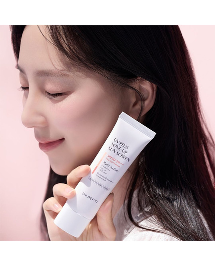 Hình Ảnh Dr.Pepti UV Plus Tone-Up Sunscreen SPF50+ PA++++ - Kem Chống Nắng Nâng Tone, Kiềm Dầu, 3 hình ảnh - sieuthilamdep.com