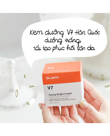 Hình Ảnh Dr.Jart+ V7 Toning Bright Cream - Kem Dưỡng Trắng Da Chính Hãng Hàn Quốc (50ml), Tùy Chọn: 50ml, 2 hình ảnh - sieuthilamdep.com Hình Ảnh Dr.Jart+ V7 Toning Bright Cream - Kem Dưỡng Trắng Da Chính Hãng Hàn Quốc (50ml), Tùy Chọn: 50ml, 2 hình ảnh - sieuthilamdep.com