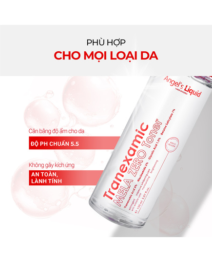 Hình Ảnh Angels Liquid Tranexamic Mela Zero Toner - Nước Hoa Hồng Giảm Thâm Nám, 3 hình ảnh - sieuthilamdep.com Hình Ảnh Angels Liquid Tranexamic Mela Zero Toner - Nước Hoa Hồng Giảm Thâm Nám, 3 hình ảnh - sieuthilamdep.com