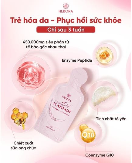 Hình Ảnh Hebora Platinum Youth Drink - Nước Uống Tế Bào Gốc Từ Nhật Bản, 4 hình ảnh - sieuthilamdep.com