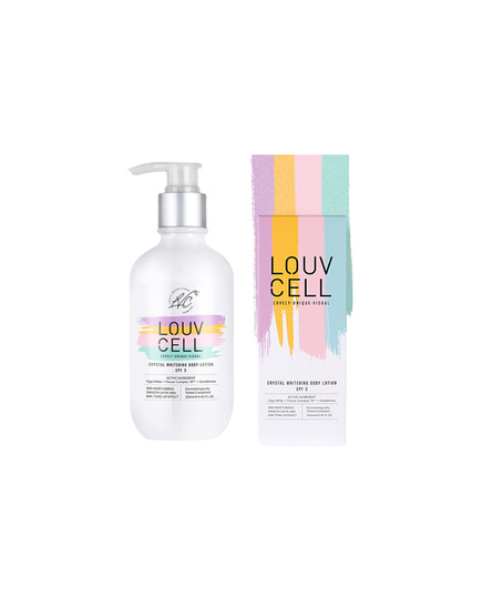 Hình Ảnh Sữa Dưỡng Thể Trắng Da Louv Cell Crystal Whitening Body Lotion SPF5 (250ml), Tùy Chọn: 250ml - sieuthilamdep.com