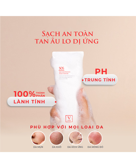Hình Ảnh FAU Skin Solution SOS Cleanser - Sữa Rửa Mặt Cho Da Nhạy Cảm, 2 hình ảnh - sieuthilamdep.com Hình Ảnh FAU Skin Solution SOS Cleanser - Sữa Rửa Mặt Cho Da Nhạy Cảm, 2 hình ảnh - sieuthilamdep.com