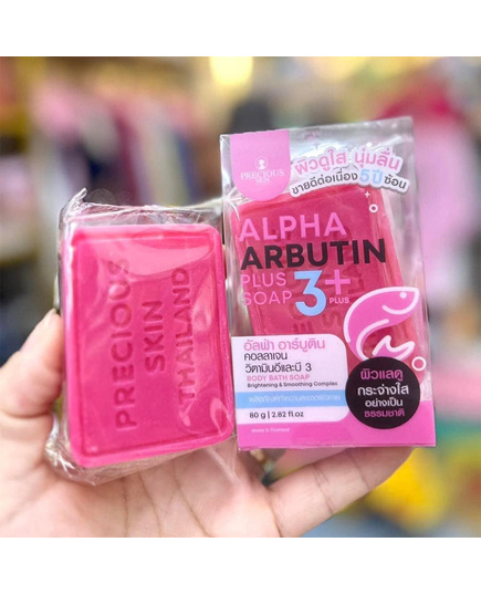 Hình Ảnh Xà Phòng Tắm Trắng Da Precious Skin Alpha Arbutin 3 Plus+ Soap, 2 hình ảnh - sieuthilamdep.com Hình Ảnh Xà Phòng Tắm Trắng Da Precious Skin Alpha Arbutin 3 Plus+ Soap, 2 hình ảnh - sieuthilamdep.com