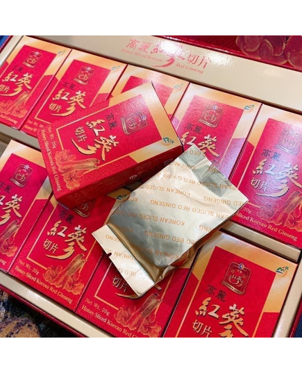 Hình Ảnh Hồng Sâm Thái Lát Tẩm Mật Ong Sambok Honey Sliced Korean Red Ginseng (10 Gói x 20gr), 3 hình ảnh - sieuthilamdep.com Hình Ảnh Hồng Sâm Thái Lát Tẩm Mật Ong Sambok Honey Sliced Korean Red Ginseng (10 Gói x 20gr), 3 hình ảnh - sieuthilamdep.com