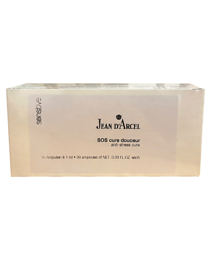 Hình Ảnh Huyết Thanh Trị Đỏ Da Giãn Tĩnh Mạch Jean D'Arcel Sensitive Anti-Stress Cure (30 ống x 1ml), Tùy Chọn: 30 Ống x 1ml - sieuthilamdep.com