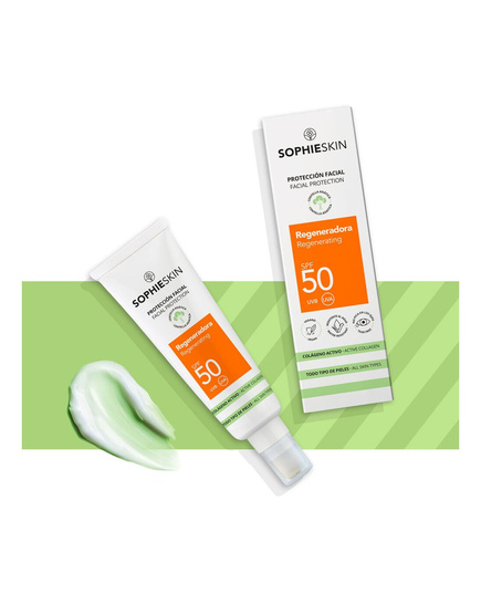 Hình Ảnh Sophieskin Facial Protection Regenerating SPF50 - Kem Chống Nắng Tái Tạo Da, 2 hình ảnh - sieuthilamdep.com