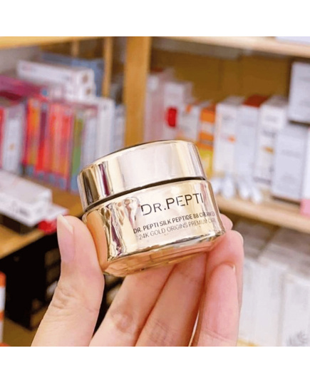 Hình Ảnh Dr.Pepti Silk Peptide 88 Cream EX - Kem Dưỡng Chống Lão Hóa Tinh Chất Vàng 24K (12gr), Tùy Chọn: 12gr, 2 hình ảnh - sieuthilamdep.com
