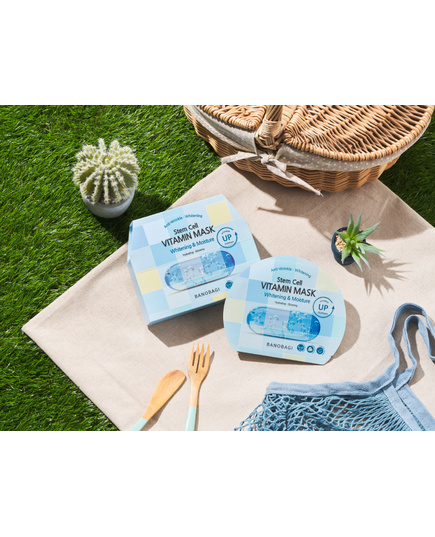 Hình Ảnh Banobagi Stem Cell Vitamin Mask Whitening & Moisture - Mặt Nạ Dưỡng Sáng, Cấp Ẩm, Tùy Chọn: Whitening & Moisture, 2 hình ảnh - sieuthilamdep.com