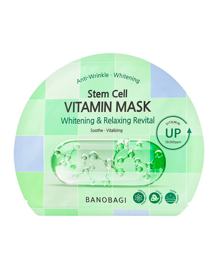 Hình Ảnh Mặt Nạ Dưỡng Trắng, Giảm Viêm Sưng Banobagi Stem Cell Vitamin Mask Whitening & Relaxing Revital, Tùy Chọn: Whitening & Relaxing Revital - sieuthilamdep.com