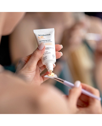 Hình Ảnh Sesderma C-VIT Radiance Revitalizing Mask - Mặt Nạ Tái Tạo, Dưỡng Sáng Da, 2 hình ảnh - sieuthilamdep.com