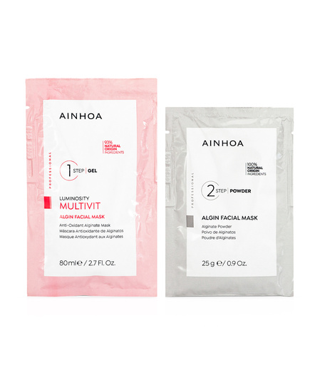 Hình Ảnh Mặt Nạ Tảo Chống Lão Hóa AINHOA Multivit Alginate Antioxidant Mask + Powder + Algin Facial Mask - sieuthilamdep.com