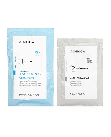 Hình Ảnh Mặt Nạ Tảo Dưỡng Ẩm, Chống Lão Hóa AINHOA Hyaluronic Moisturising Alginate + Powder + Algin Facial Mask - sieuthilamdep.com