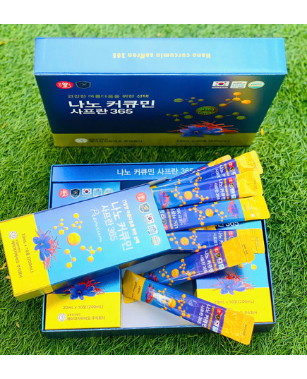 Hình Ảnh Ginseng King Nano Curcumin Premium 365 - Nước Uống Tinh Nghệ & Nhuỵ Hoa Nghệ Tây Hàn Quốc (30 Gói x 20ml), 2 hình ảnh - sieuthilamdep.com Hình Ảnh Ginseng King Nano Curcumin Premium 365 - Nước Uống Tinh Nghệ & Nhuỵ Hoa Nghệ Tây Hàn Quốc (30 Gói x 20ml), 2 hình ảnh - sieuthilamdep.com