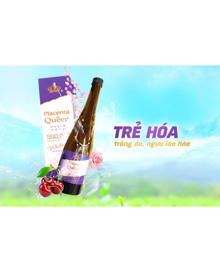 Hình Ảnh Placenta De Queen 500.000mg Whitening - Nước Uống Trẻ Hóa, Trắng Sáng Da Nhật Bản, 3 hình ảnh - sieuthilamdep.com Hình Ảnh Placenta De Queen 500.000mg Whitening - Nước Uống Trẻ Hóa, Trắng Sáng Da Nhật Bản, 3 hình ảnh - sieuthilamdep.com