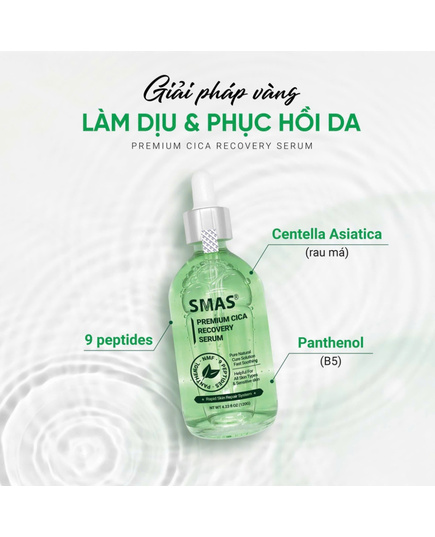 Hình Ảnh SMAS Premium Cica Recovery - Serum Phục Hồi Làm Dịu, Cấp Ẩm Da, 2 hình ảnh - sieuthilamdep.com Hình Ảnh SMAS Premium Cica Recovery - Serum Phục Hồi Làm Dịu, Cấp Ẩm Da, 2 hình ảnh - sieuthilamdep.com