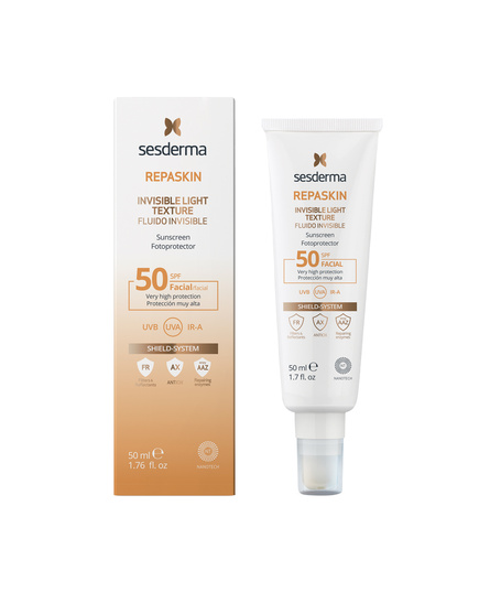 Hình Ảnh Sữa Chống Nắng Sesderma Repaskin Invisible Light Texture Fluido Invisible SPF50 Cho Da Dầu, Hỗn Hợp - sieuthilamdep.com