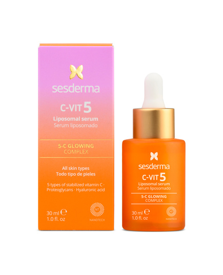 Hình Ảnh Tinh Chất 5 Loại Vitamin C Chống Oxy Hóa, Làm Sáng Da Sesderma C-VIT 5 Liposomal Serum - sieuthilamdep.com