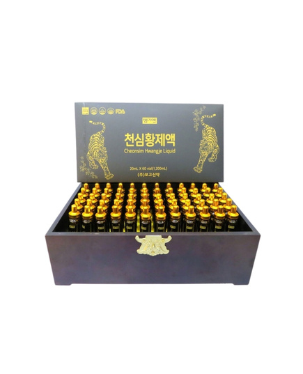 Hình Ảnh Tinh Chất Hồng Sâm Đông Trùng Hạ Thảo Hai Con Hổ Cheonsim Hwangje Liquid Hàn Quốc (60 Ống x 20ml), 2 hình ảnh - sieuthilamdep.com Hình Ảnh Tinh Chất Hồng Sâm Đông Trùng Hạ Thảo Hai Con Hổ Cheonsim Hwangje Liquid Hàn Quốc (60 Ống x 20ml), 2 hình ảnh - sieuthilamdep.com