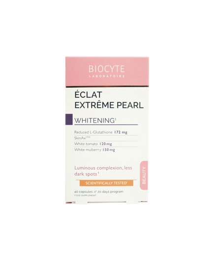 Hình Ảnh Viên Uống Giảm Nám, Trắng Da, Chống Nắng Biocyte Eclat Extreme Pearl (2 Vỉ x 20 Viên), Tùy Chọn: 2 Vỉ x 20 Viên - sieuthilamdep.com