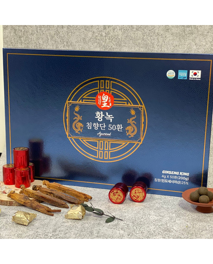 Hình Ảnh An Cung Hoạt Huyết Trầm Hương Hoàn Ginseng King Hàn Quốc 50 Viên, 5 hình ảnh - sieuthilamdep.com