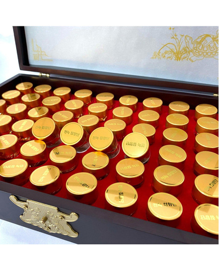 Hình Ảnh An Cung Trầm Hương Jimhyangdan Gold Hộp Gỗ 60 Viên, 4 hình ảnh - sieuthilamdep.com