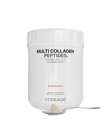 Hình Ảnh Bột Collagen Trẻ Hóa Da Code Age Hydrolyzed Multi Collagen Peptides Powder 5 Types I, II, III, V & X - sieuthilamdep.com