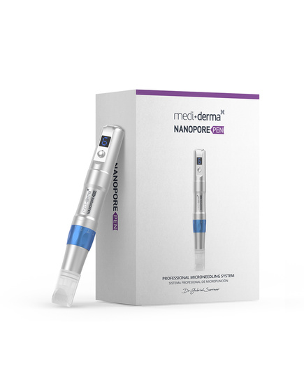 Hình Ảnh Bút Lăn Kim Vi Điểm Mediderma Nanopore Pen - sieuthilamdep.com