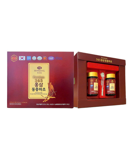 Hình Ảnh Cao Hồng Sâm Đông Trùng Hạ Thảo HankwanjanG Premium 365 Korean Red Ginseng & Cordyceps (2 Lọ x 250gr), Tùy Chọn: 2 Lọ x 250gr, 2 hình ảnh - sieuthilamdep.com Hình Ảnh Cao Hồng Sâm Đông Trùng Hạ Thảo HankwanjanG Premium 365 Korean Red Ginseng & Cordyceps (2 Lọ x 250gr), Tùy Chọn: 2 Lọ x 250gr, 2 hình ảnh - sieuthilamdep.com
