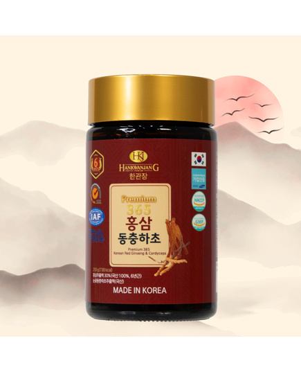 Hình Ảnh Cao Hồng Sâm Đông Trùng Hạ Thảo HankwanjanG Premium 365 Korean Red Ginseng & Cordyceps (4 Lọ x 250gr), Tùy Chọn: 4 Lọ x 250gr, 3 hình ảnh - sieuthilamdep.com Hình Ảnh Cao Hồng Sâm Đông Trùng Hạ Thảo HankwanjanG Premium 365 Korean Red Ginseng & Cordyceps (4 Lọ x 250gr), Tùy Chọn: 4 Lọ x 250gr, 3 hình ảnh - sieuthilamdep.com