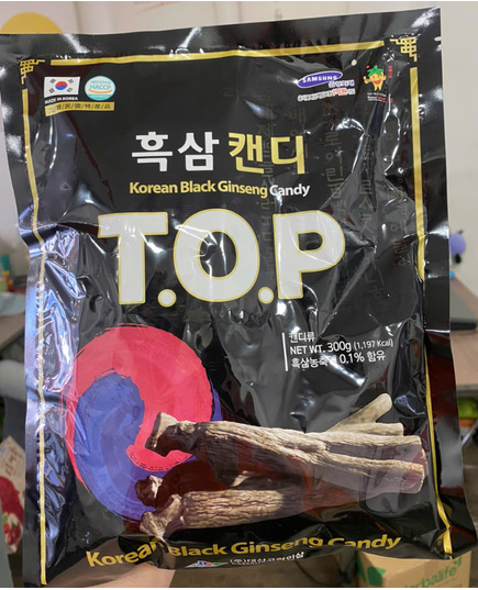 Hình Ảnh Combo 3 Gói Kẹo Hắc Sâm Daesan T.O.P Korean Black Ginseng Candy, 3 hình ảnh - sieuthilamdep.com Hình Ảnh Combo 3 Gói Kẹo Hắc Sâm Daesan T.O.P Korean Black Ginseng Candy, 3 hình ảnh - sieuthilamdep.com