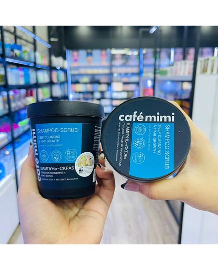 Hình Ảnh Cafe Mimi Shampoo Scrub - Dầu Gội Tẩy Tế Bào Chết Da Đầu Cho Tóc Yếu, Tóc Thường, 2 hình ảnh - sieuthilamdep.com