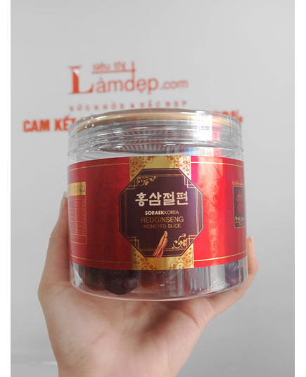 Hình Ảnh Hồng Sâm Lát Tẩm Mật Ong Sobaek Korea Redginseng Honeyed Slice Hũ Nhựa 200gr, 4 hình ảnh - sieuthilamdep.com Hình Ảnh Hồng Sâm Lát Tẩm Mật Ong Sobaek Korea Redginseng Honeyed Slice Hũ Nhựa 200gr, 4 hình ảnh - sieuthilamdep.com
