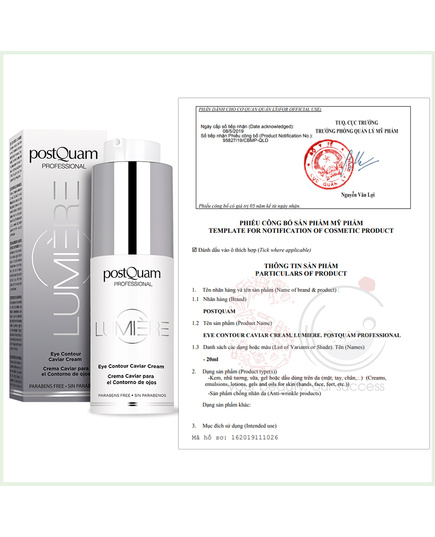 Hình Ảnh PostQuam Lumiere Eye Contour Caviar Cream - Kem Chống Lão Hoá Da Vùng Mắt, 2 hình ảnh - sieuthilamdep.com Hình Ảnh PostQuam Lumiere Eye Contour Caviar Cream - Kem Chống Lão Hoá Da Vùng Mắt, 2 hình ảnh - sieuthilamdep.com