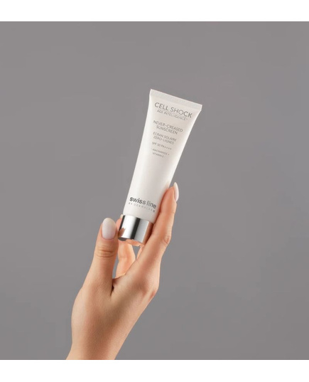 Hình Ảnh Swissline Cell Shock Never-Seen Sunscreen SPF50 - Kem Chống Nắng Thuỵ Sĩ, Tùy Chọn: SPF50, 2 hình ảnh - sieuthilamdep.com Hình Ảnh Swissline Cell Shock Never-Seen Sunscreen SPF50 - Kem Chống Nắng Thuỵ Sĩ, Tùy Chọn: SPF50, 2 hình ảnh - sieuthilamdep.com