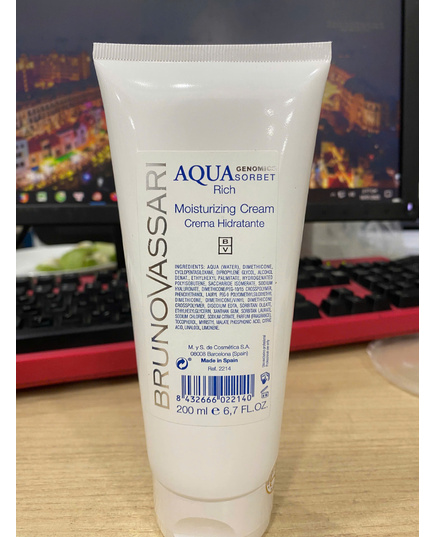 Hình Ảnh Bruno Vassari Aqua Genomics Sorbet Rich - Kem Dưỡng Ẩm Cho Da Khô (200ml), Tùy Chọn: 200ml, 3 hình ảnh - sieuthilamdep.com Hình Ảnh Bruno Vassari Aqua Genomics Sorbet Rich - Kem Dưỡng Ẩm Cho Da Khô (200ml), Tùy Chọn: 200ml, 3 hình ảnh - sieuthilamdep.com