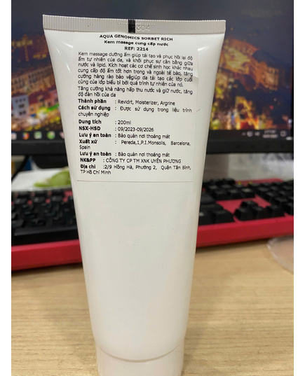 Hình Ảnh Bruno Vassari Aqua Genomics Sorbet Rich - Kem Dưỡng Ẩm Cho Da Khô (200ml), Tùy Chọn: 200ml, 4 hình ảnh - sieuthilamdep.com Hình Ảnh Bruno Vassari Aqua Genomics Sorbet Rich - Kem Dưỡng Ẩm Cho Da Khô (200ml), Tùy Chọn: 200ml, 4 hình ảnh - sieuthilamdep.com