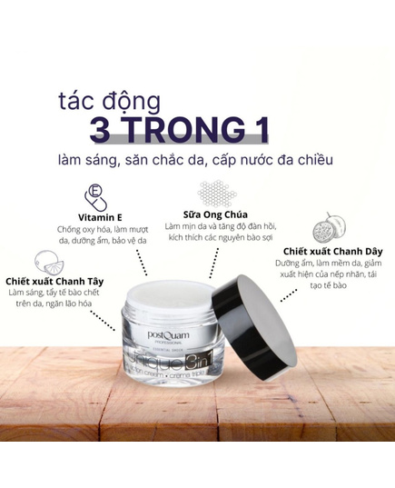 Hình Ảnh PostQuam Unique 3in1 Triple Action Cream - Kem Dưỡng Làm Sáng, Săn Chắc Và Cấp Nước Đa Chiều, 2 hình ảnh - sieuthilamdep.com Hình Ảnh PostQuam Unique 3in1 Triple Action Cream - Kem Dưỡng Làm Sáng, Săn Chắc Và Cấp Nước Đa Chiều, 2 hình ảnh - sieuthilamdep.com