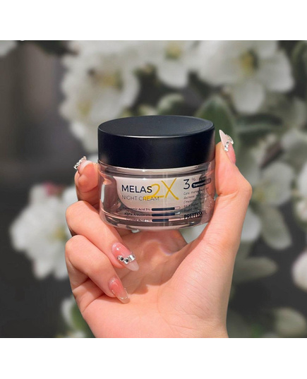 Hình Ảnh Pretty Skin Melas Night Cream 2X - Kem Dưỡng Trắng Mờ Thâm Nám Ban Đêm, 3 hình ảnh - sieuthilamdep.com