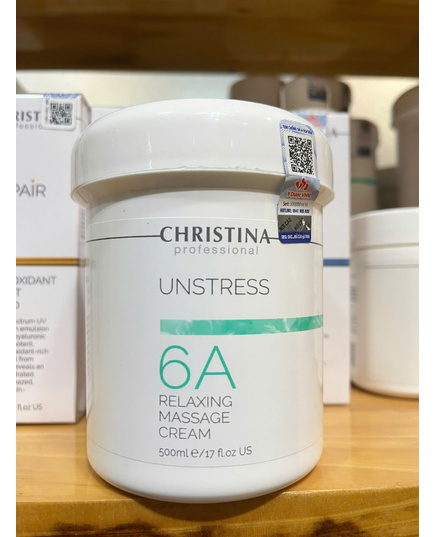 Hình Ảnh Christina Unstress 6A Relaxing Massage Cream - Kem Massage Dưỡng Ẩm Và Phục Hồi Da, 2 hình ảnh - sieuthilamdep.com Hình Ảnh Christina Unstress 6A Relaxing Massage Cream - Kem Massage Dưỡng Ẩm Và Phục Hồi Da, 2 hình ảnh - sieuthilamdep.com