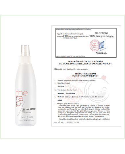 Hình Ảnh PostQuam Therapy Hair Loss Control Lotion - Lotion Phục Hồi Và Giảm Tóc Gãy Rụng, Hỗ Trợ Mọc Tóc, 2 hình ảnh - sieuthilamdep.com Hình Ảnh PostQuam Therapy Hair Loss Control Lotion - Lotion Phục Hồi Và Giảm Tóc Gãy Rụng, Hỗ Trợ Mọc Tóc, 2 hình ảnh - sieuthilamdep.com