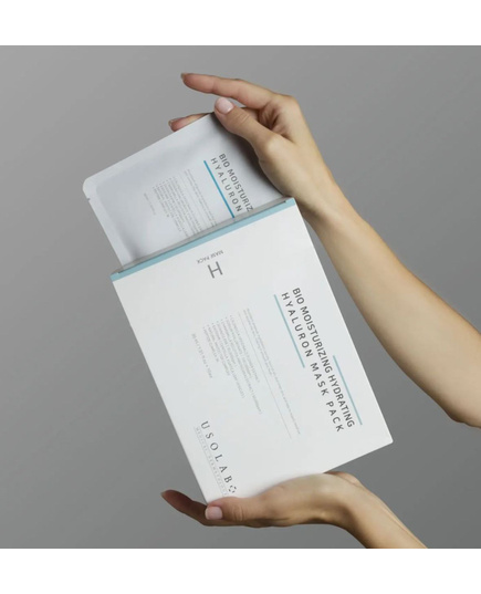 Hình Ảnh Usolab Bio Moisturizing Hydrating Hyaluron Mask Pack - Mặt Nạ Cấp Ẩm Đa Tầng, 2 hình ảnh - sieuthilamdep.com Hình Ảnh Usolab Bio Moisturizing Hydrating Hyaluron Mask Pack - Mặt Nạ Cấp Ẩm Đa Tầng, 2 hình ảnh - sieuthilamdep.com