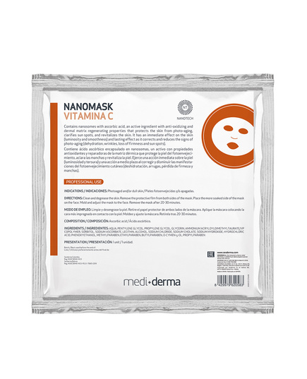 Hình Ảnh Mặt Nạ Dưỡng Sáng Da Mediderma Nano Mask Vitamin C - sieuthilamdep.com